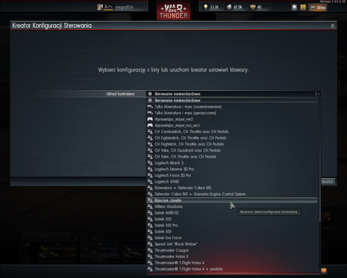 ravcore-javelin-w-war-thunder-konfiguracja