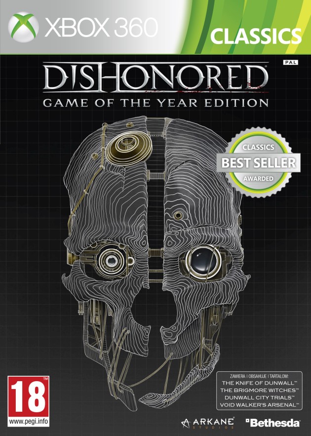 Dishonored Game of the Year