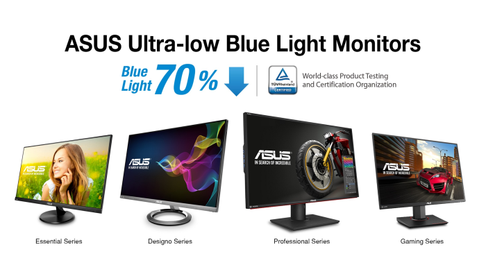 ASUS Ultra-Low Blue Light Monitors