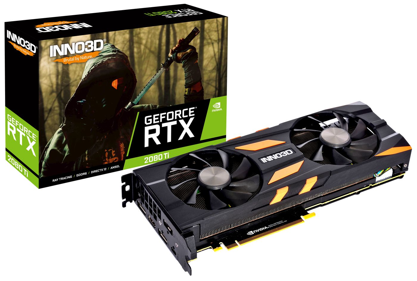 INNO3D GeForce RTX 2080 Ti X2 OC (Card+Box)
