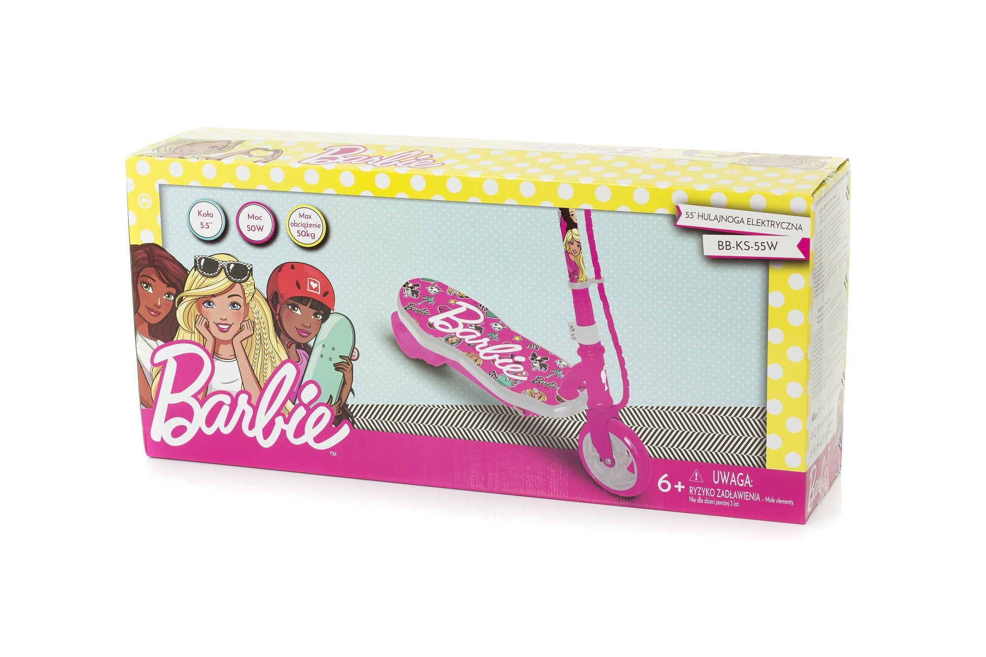 Hulajnoga-Barbie